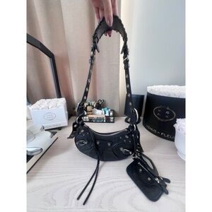 Balenciaga Agneau Arena Le Cagole Shoulder Bag XS